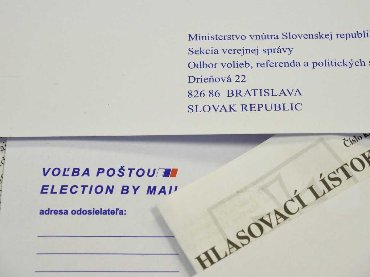 voľby, voľba poštou, hlasovací lístok