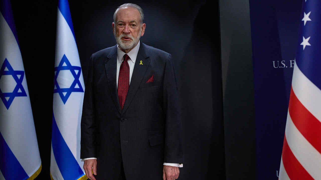  Americký veľvyslanec v Izraeli Mike Huckabee