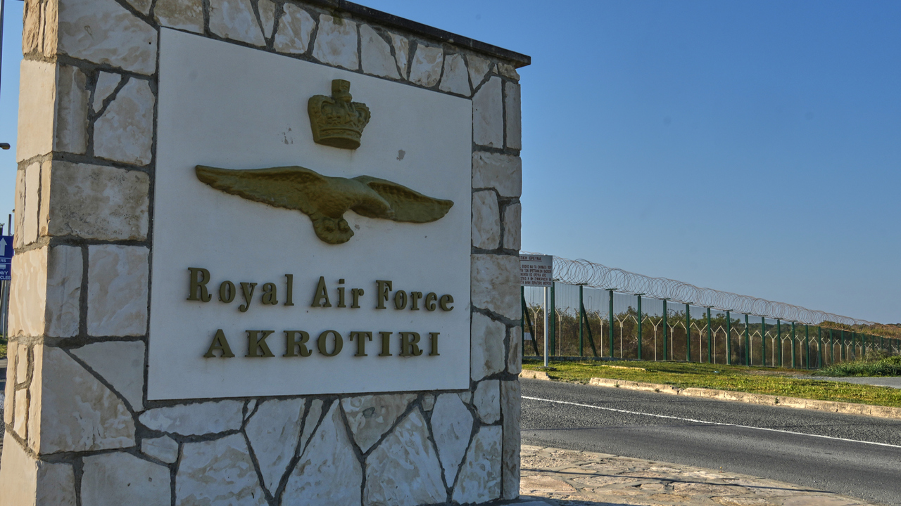 Cyprus základňa britská