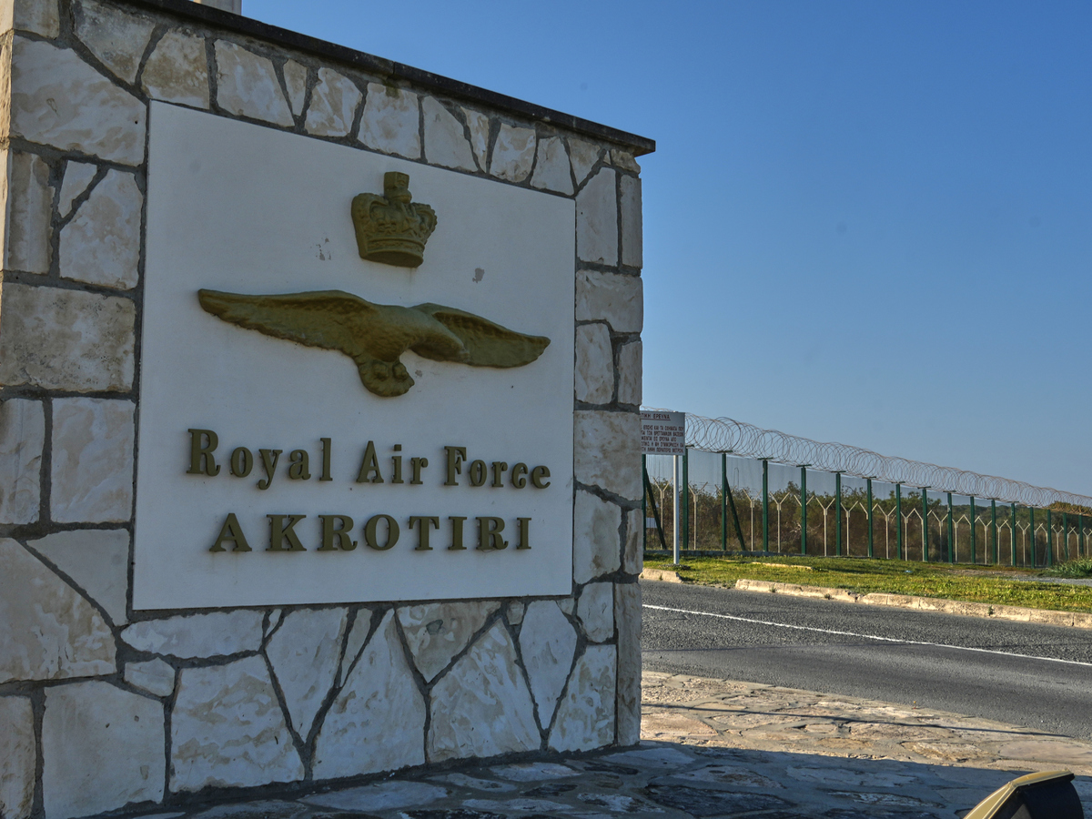 Cyprus základňa britská
