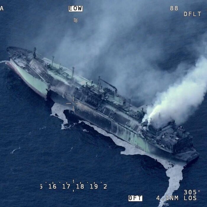 poskodeny rusky tanker