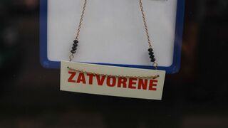 obchod zatvorené