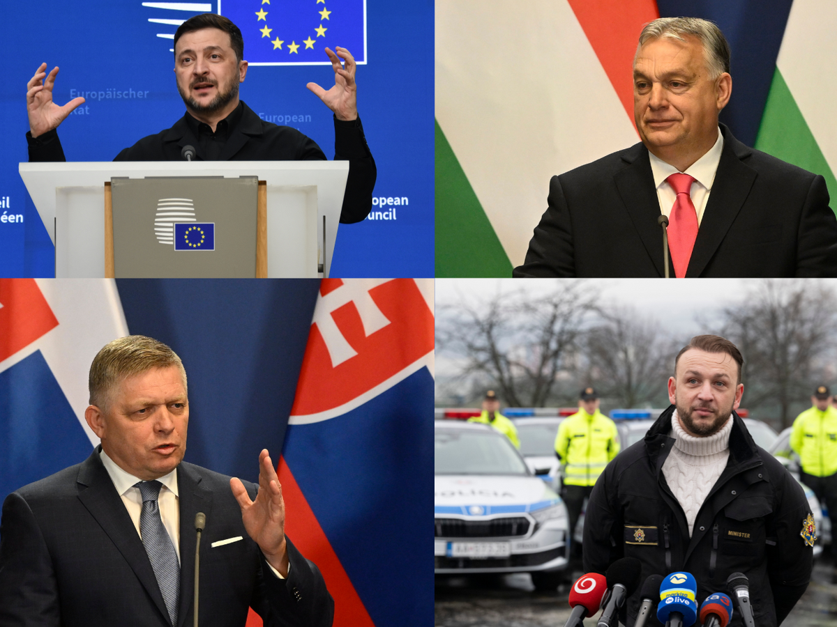 zelenskyj Orbán Fico Šutaj