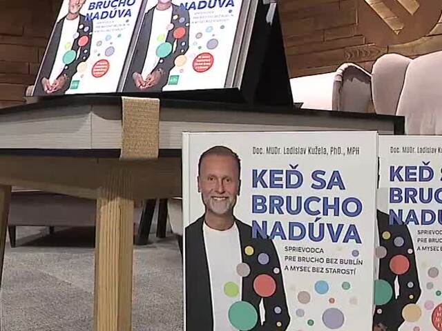 O trávení otvorene a s humorom. Nová kniha lekára Kuželu spracováva náročnú tému ľudským spôsobom