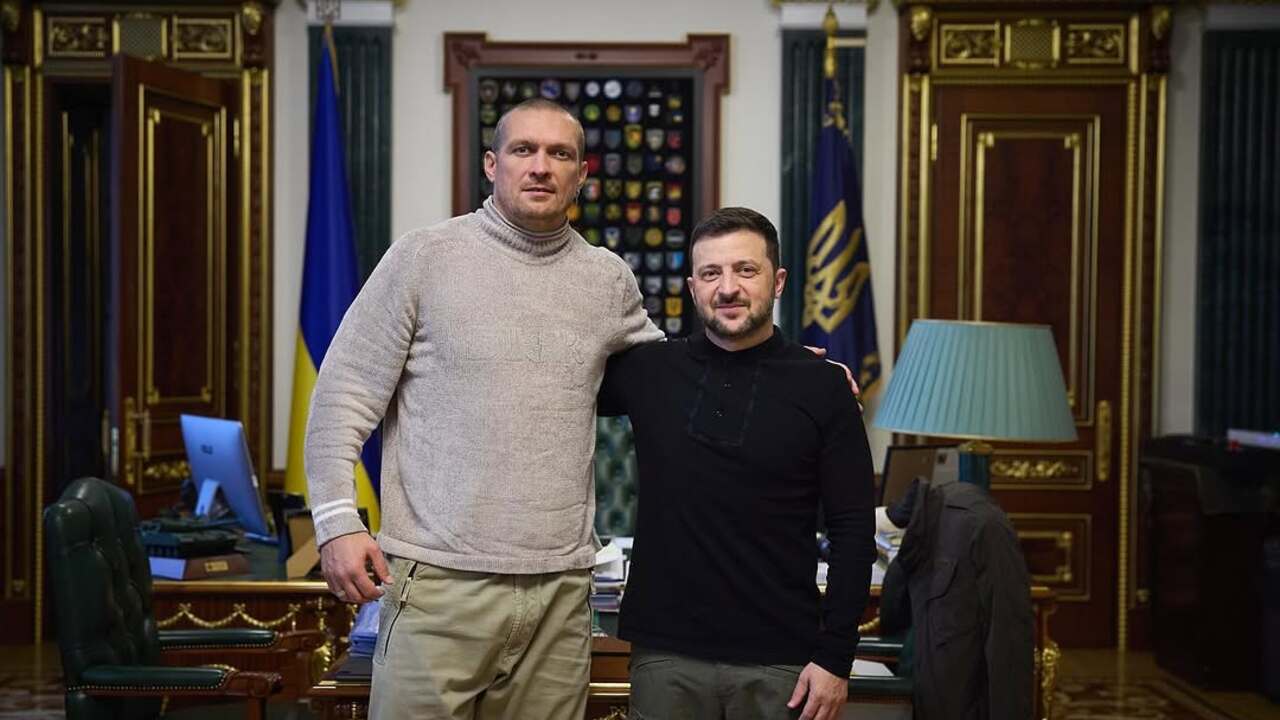 oleksandr usyk, volodymyr zelenskij