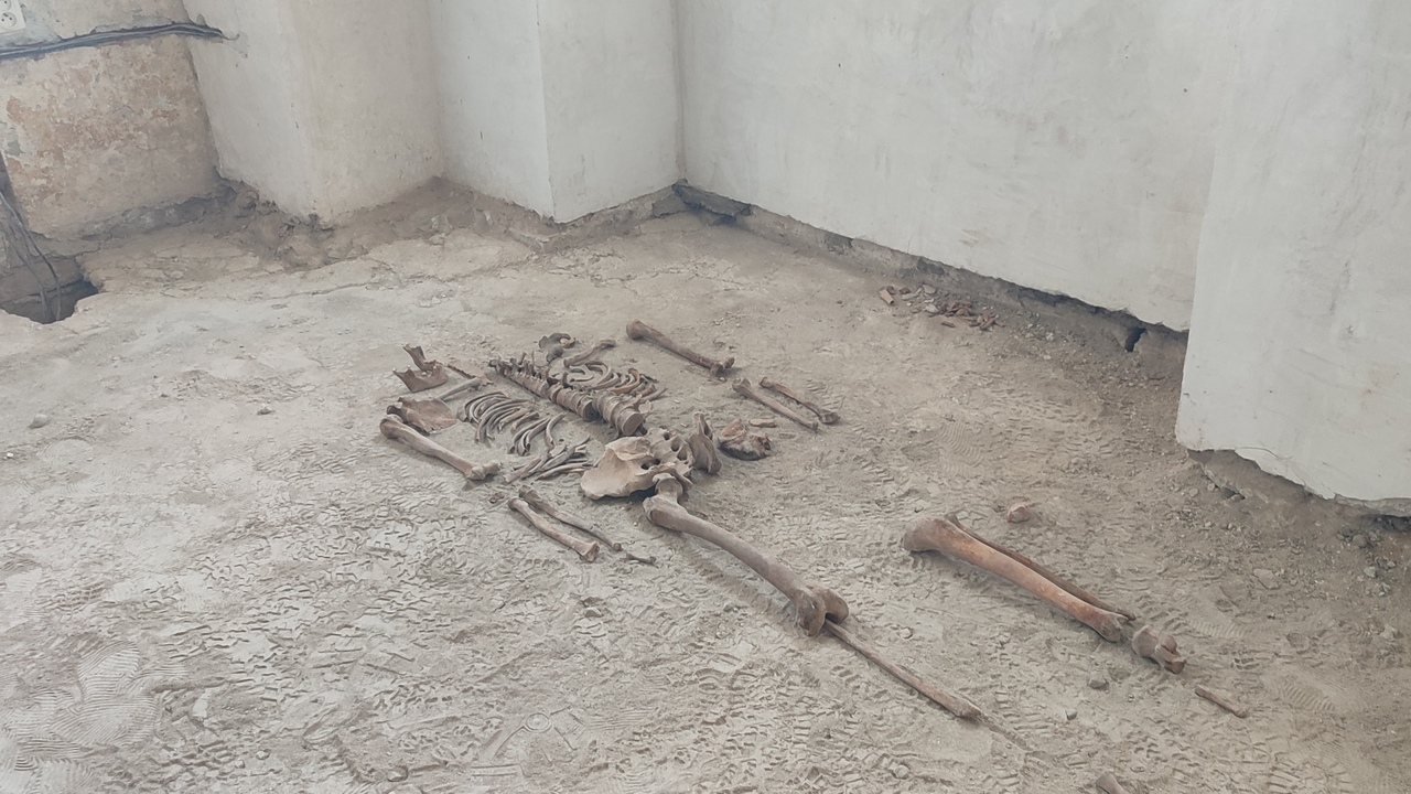 Krypta, Veľká Skala, archeologický nález