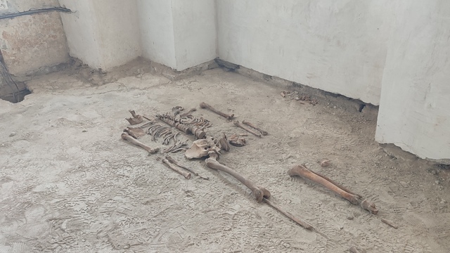 Krypta, Veľká Skala, archeologický nález