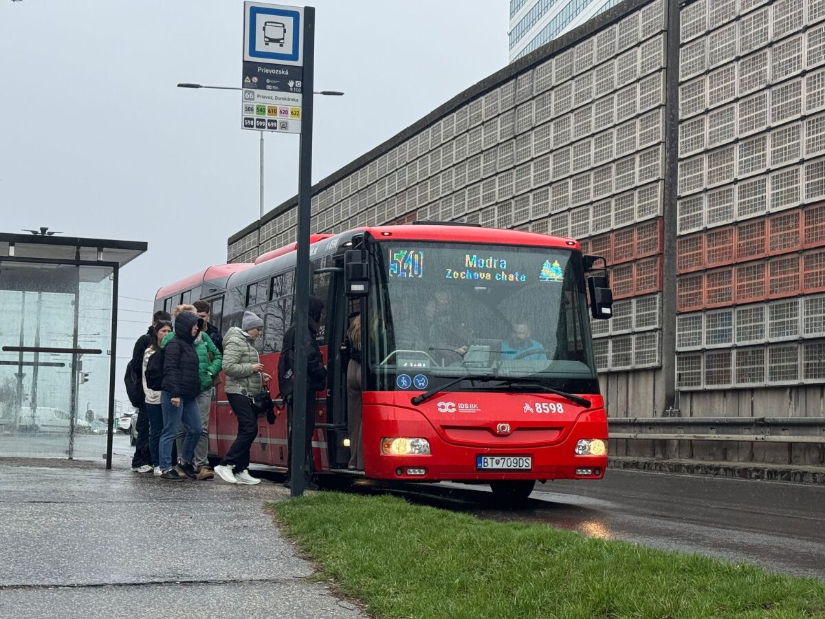 Bratislava autobus zastávka