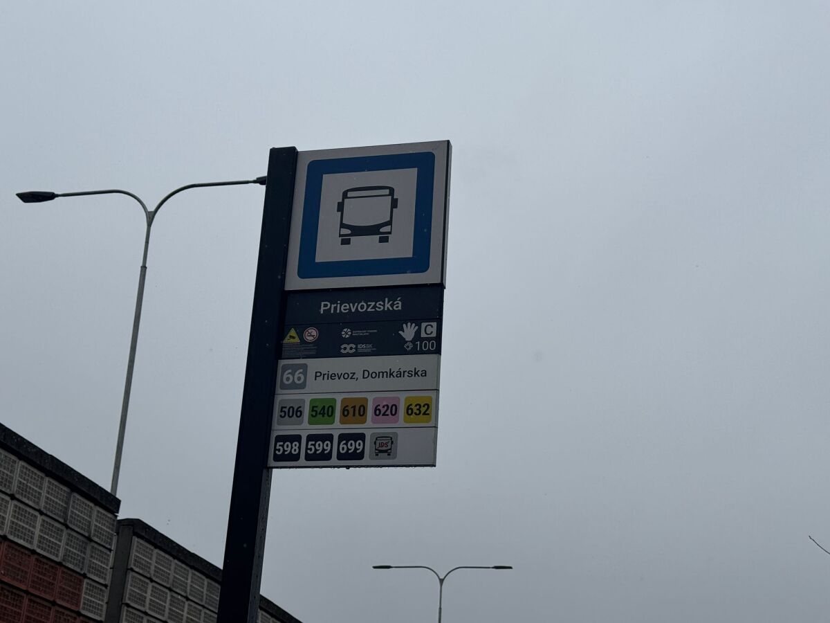 Bratislava autobus zastávka