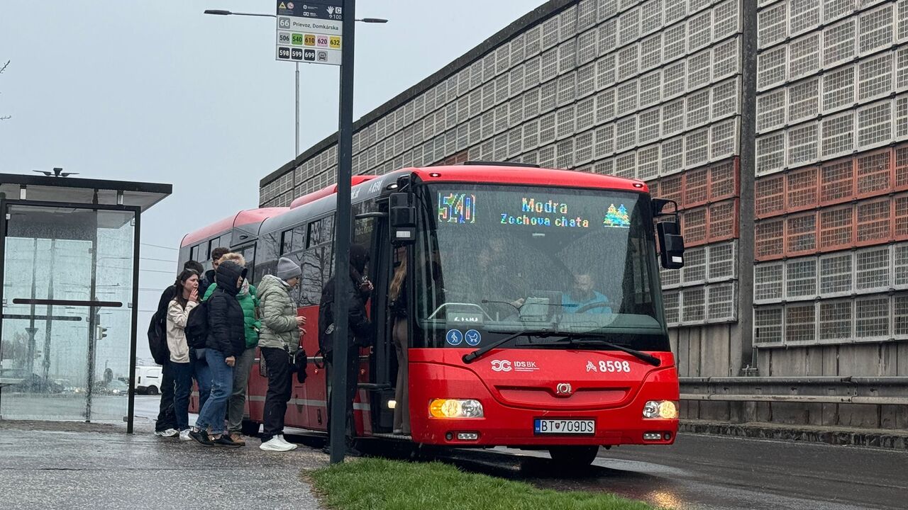 Bratislava autobus zastávka
