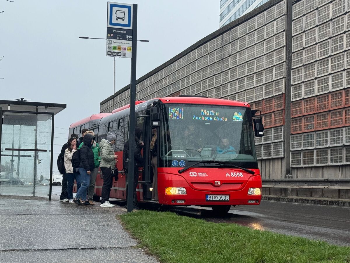 Bratislava autobus zastávka