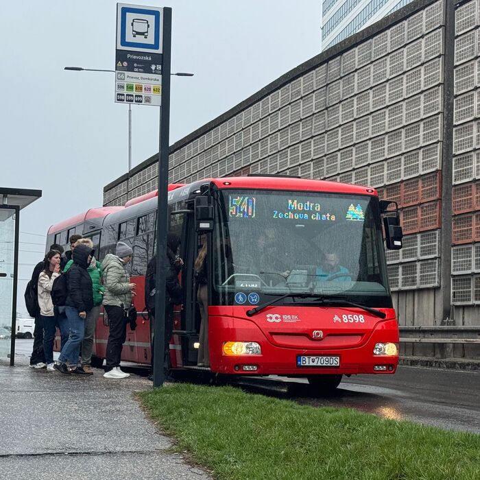 Bratislava autobus zastávka