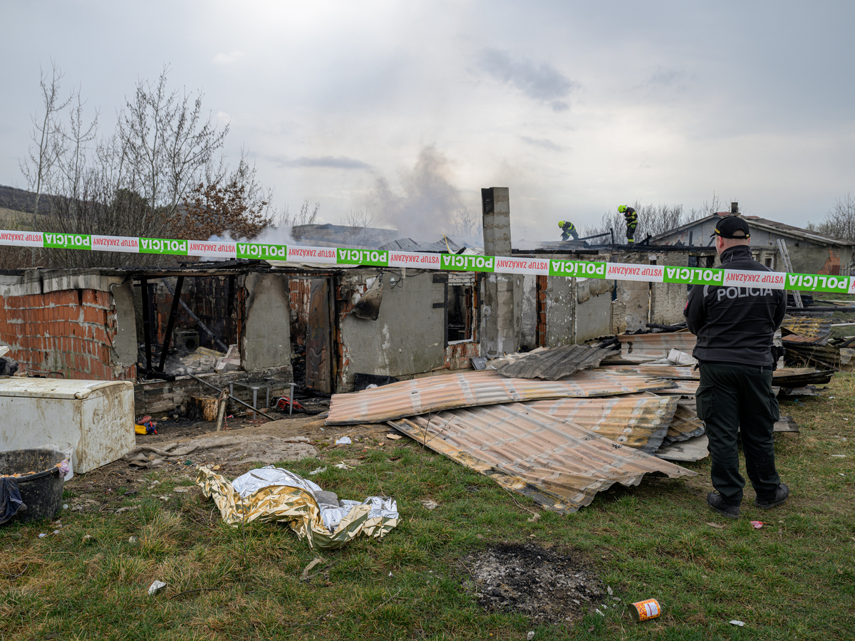 požiar Mirkovce policajt polícia páska