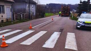 nehoda priechod polícia policajti 