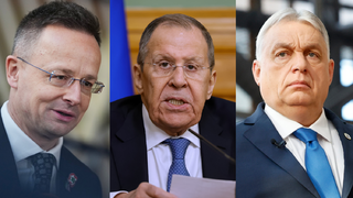 Orbán, Szijjartó, Lavrov