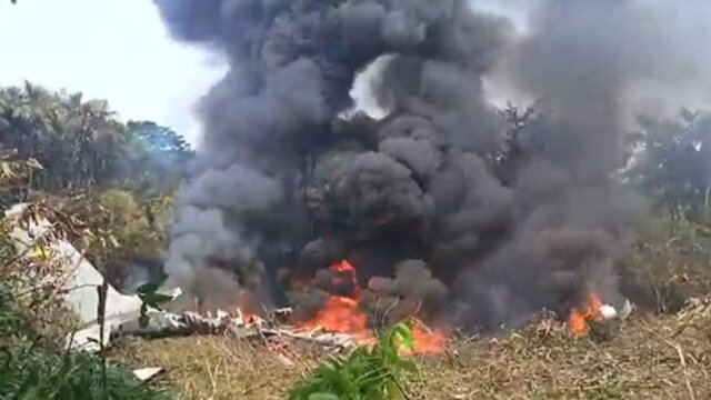 pád lietadla Kolumbia