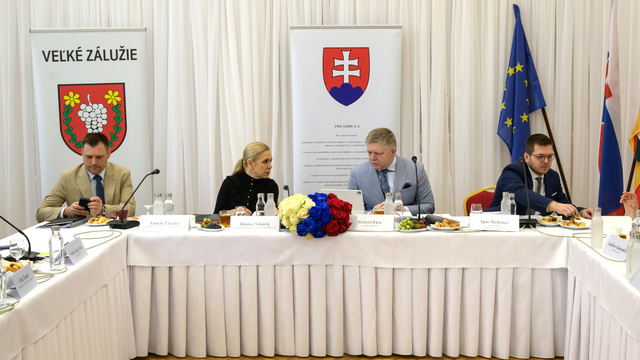 vláda výjazdové rokovanie Veľké Zálužie