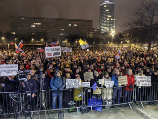 protest Bratislava