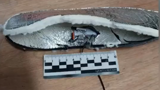 vložky do topánok s výbušninou