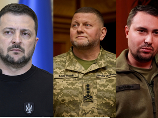 Zelenskyj Zalužnyj Budanov