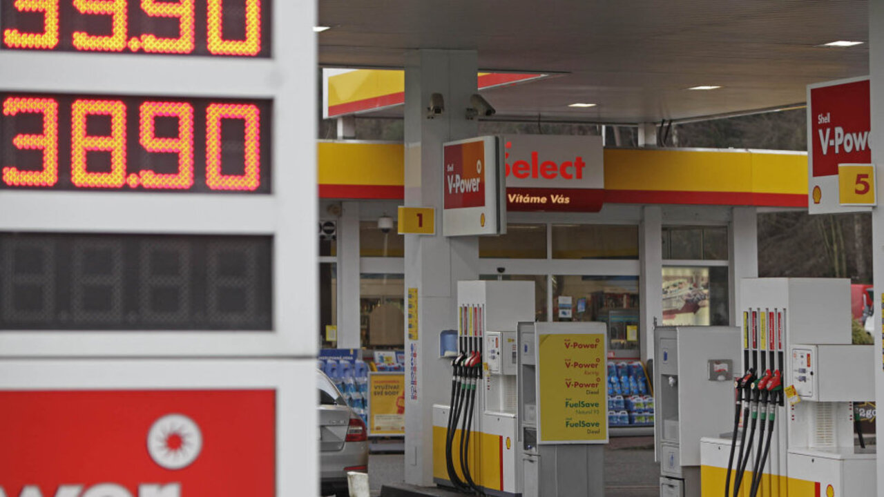 čerpacia stanica pumpa česko