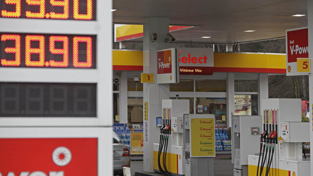 čerpacia stanica pumpa česko