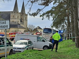 Spišské podhradie nehoda autobus polícia policajt