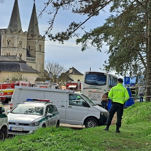 Spišské podhradie nehoda autobus polícia policajt
