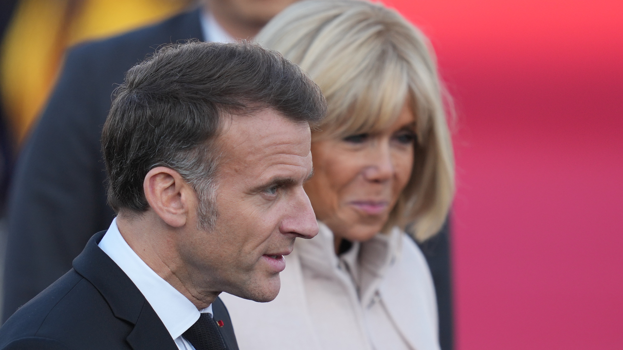 Emmanuel Macron Brigitte Macron 