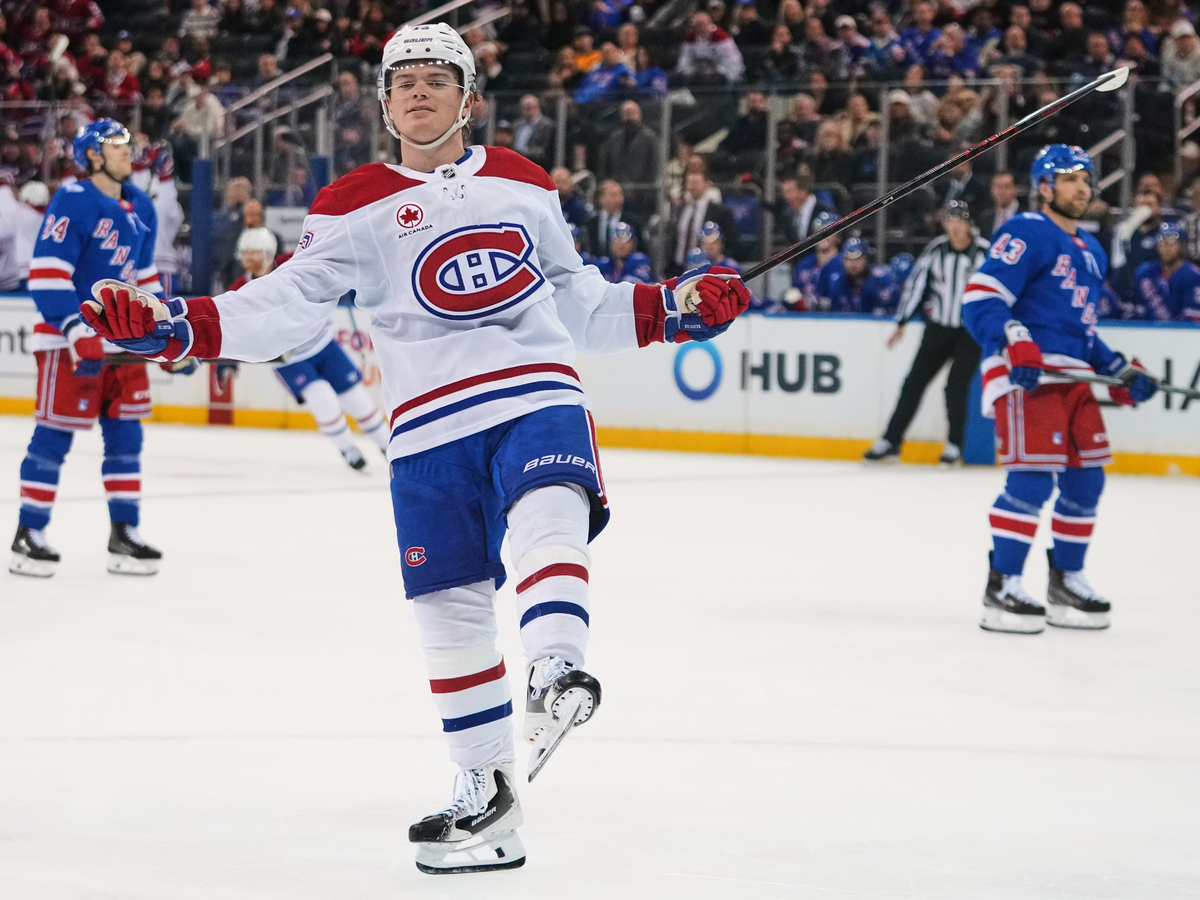 Montreal Canadiens Cole Caufield
