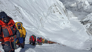 mount everest, horolezci