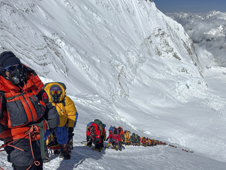 mount everest, horolezci