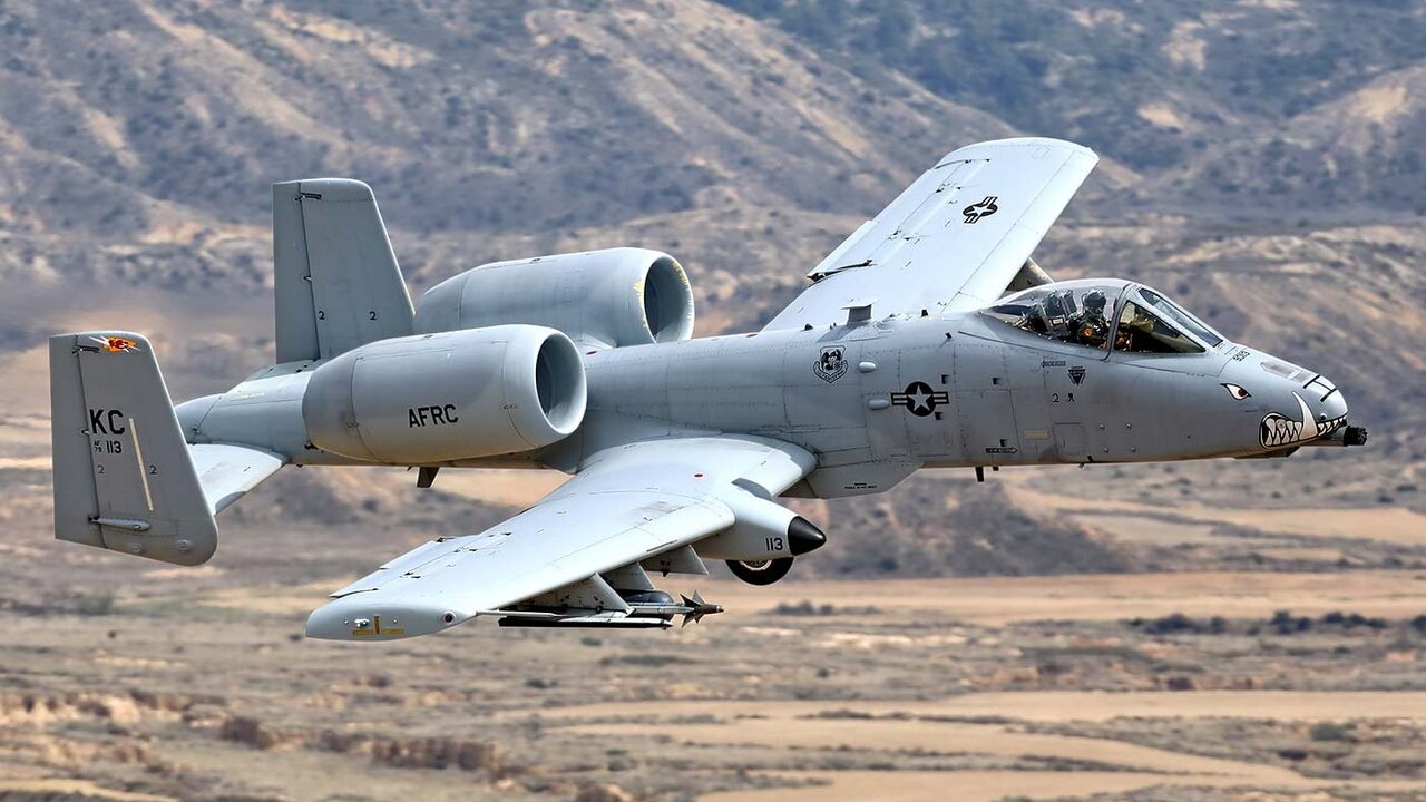 A-10 lietadlo USA Warthog