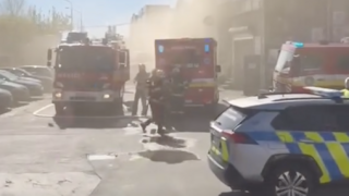 požiar sklad Bratislava