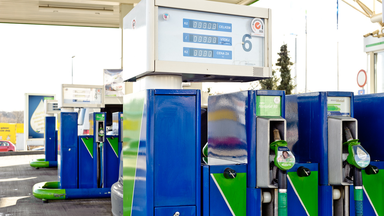 čerpacia stanica česko