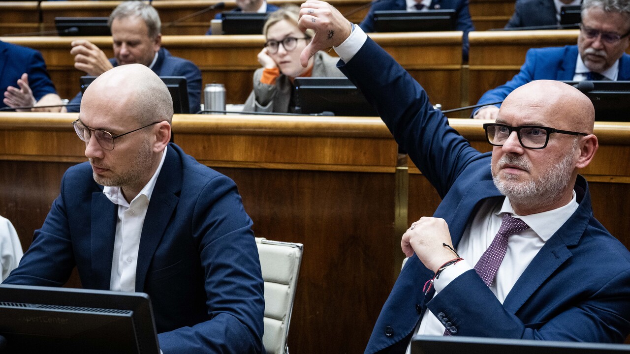 Karol Galek a Branislav Gröhling (obidvaja SaS)