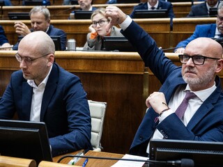 Karol Galek a Branislav Gröhling (obidvaja SaS)
