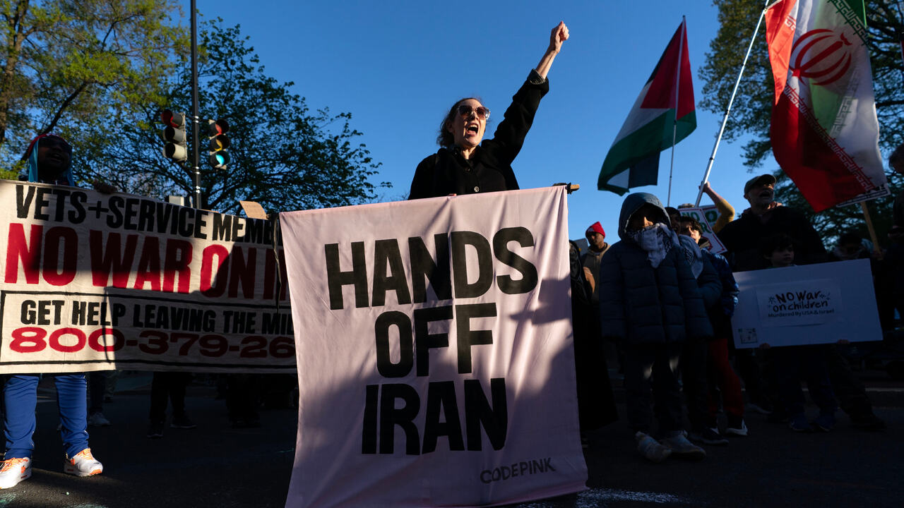 Irán USA demonštrácia protest 