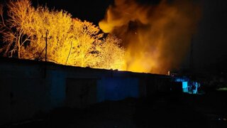 Požiar a škody na infraštruktúre. Nočný útok ruských dronov zasiahol najväčší ukrajinský riečny prístav