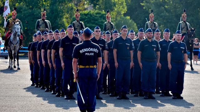 polícia Maďarsko