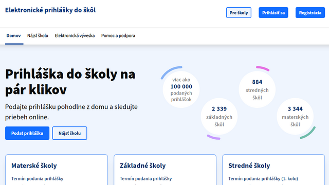 ePrihlášky