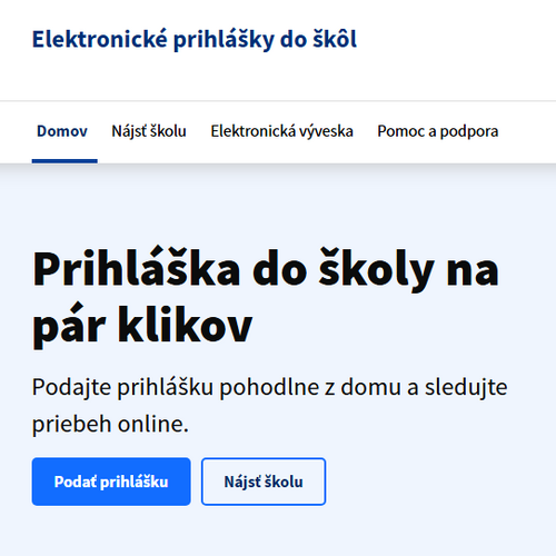 ePrihlášky