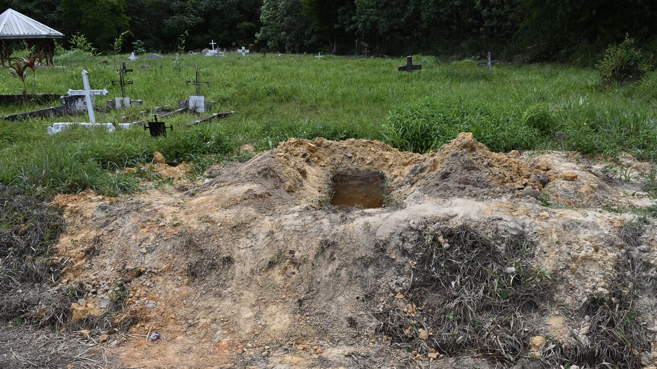 Trinidad a Tobago telá deti hrob