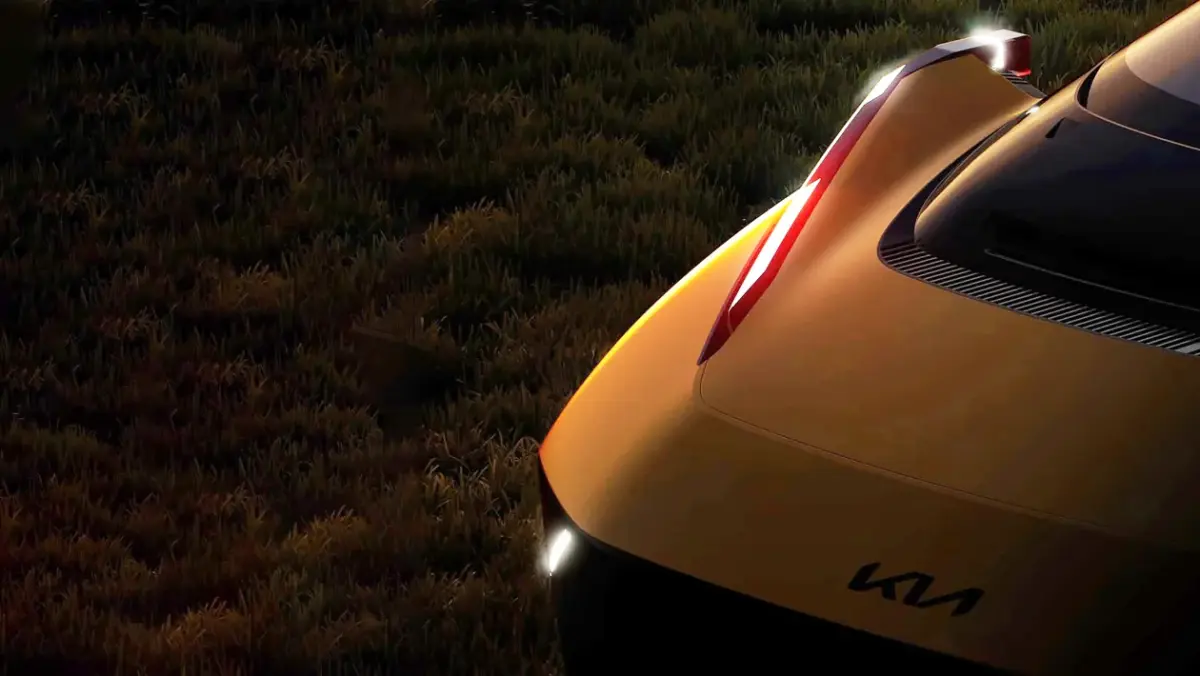 New Kia four-door saloon EV concept 001.webp