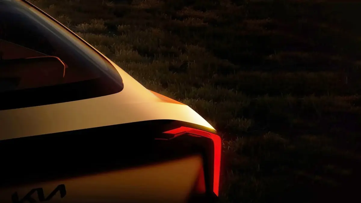 New Kia four-door saloon EV concept 002.webp