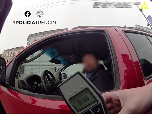 Prišiel o slobodu, auto aj vodičák do konca života. Muža v Trenčíne už tretíkrát chytili za volantom pod vplyvom