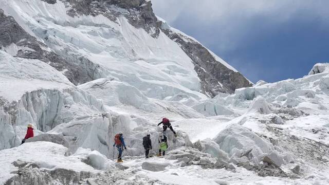 ladovy blok na mount evereste
