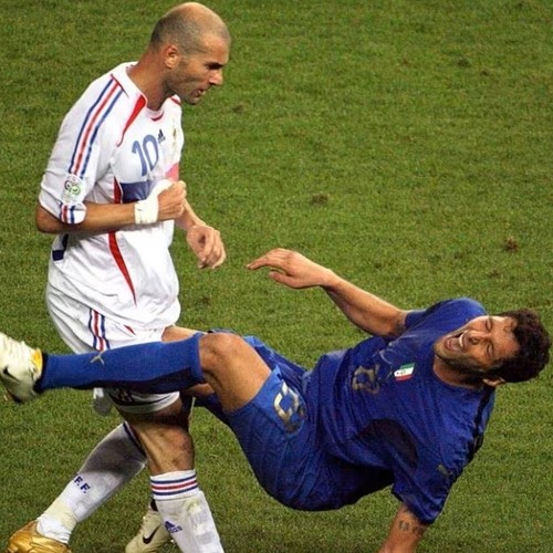 Zinedine Zidane, Marco Materazzi.
