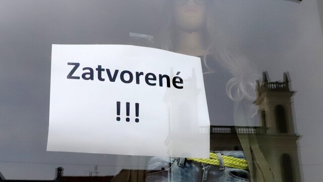 zatvorené zatvorený obchod prevádzka