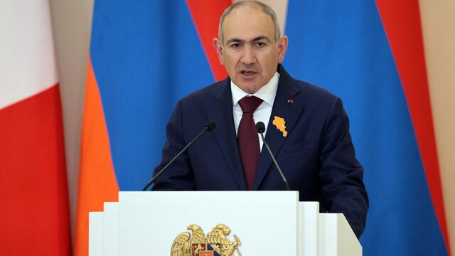 Arménsky premiér Nikol Pašinjan